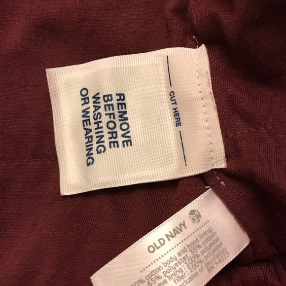 Old Navy Pink Corduroy Full-Zip Jacket Hood Excellent Condition Size 6-12 mo - Picture 6 of 6